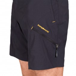 pantalon corto limut dn trangoworld negro detalle