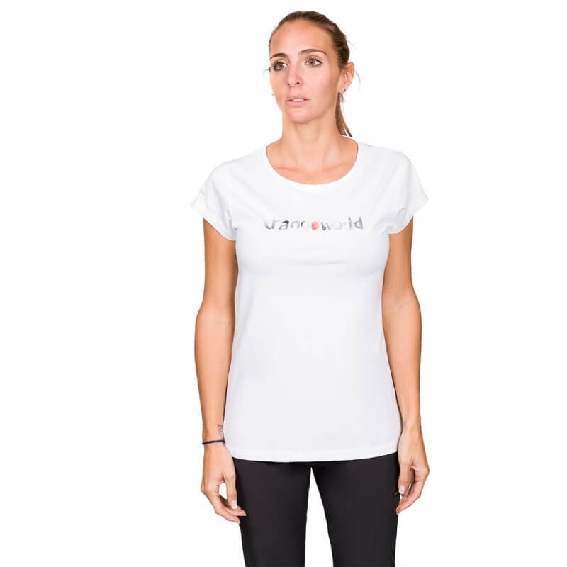 Camiseta watercolour WM Trangoworld blanca mujer