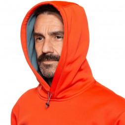 Sudadera Login Trangoworld roja capucha