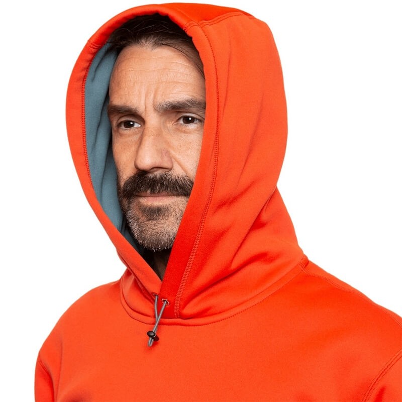 Sudadera Login Trangoworld roja capucha