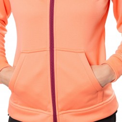 Chaqueta Liena Trangoworld rosa bolsillo