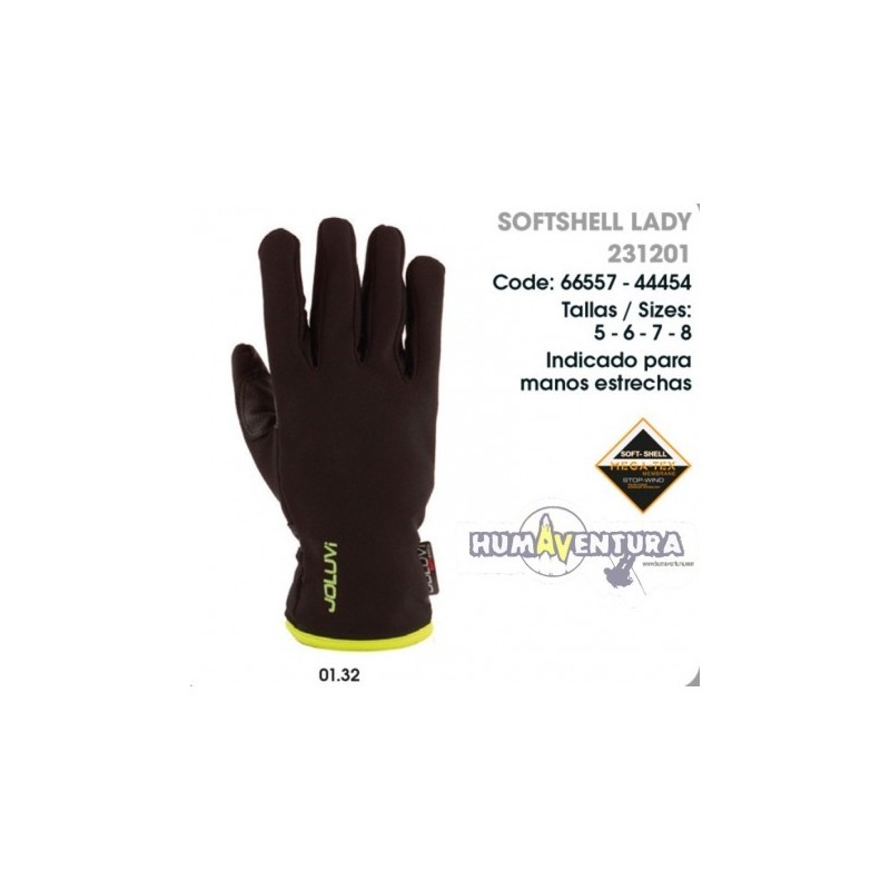 Guantes Softshell Lady Joluvi